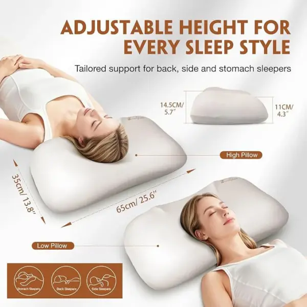 71jjqfSee8L Zero Pressure Neck Support Pillow